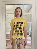 标语洗水做旧复古天丝清凉舒适氛围感短袖 DTHEREAL 24SS T恤男女