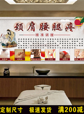 养生馆传统中医文化装饰画