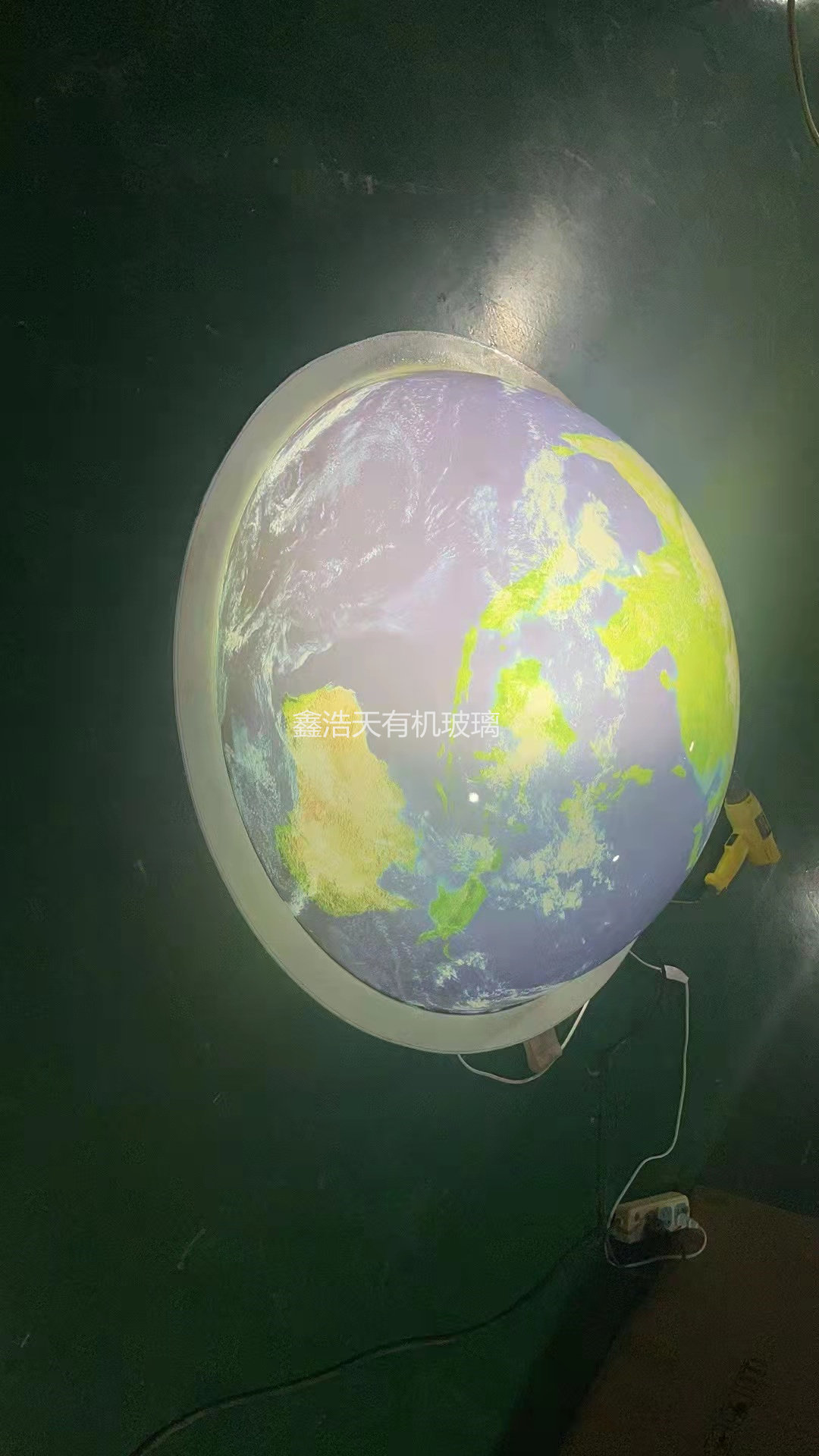 卫星云图地球北半球发光球灯罩地球仪亚克力美陈装饰灯可定图案,橡塑材料及制品,亚克力/有机玻璃,淘宝优惠券,粉丝福利购,淘宝优惠卷