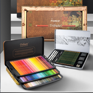 马可大师系列炭笔素描铅笔美术彩铅绘画礼盒收藏用送礼专业