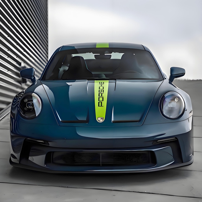 911赛道拉花718车身条纹PET车贴