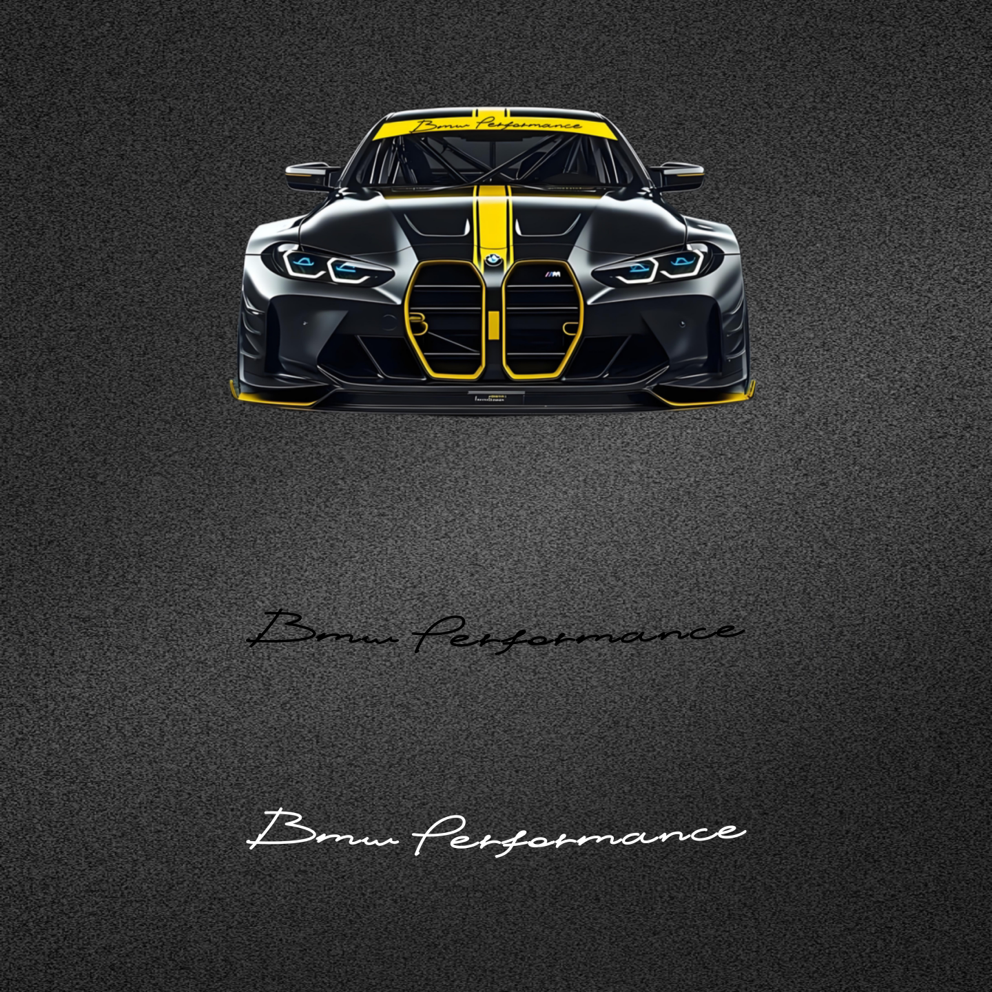 车永佳 BMW PERFORMANCE高性能文字贴 宝马前挡风玻璃贴纸拉花
