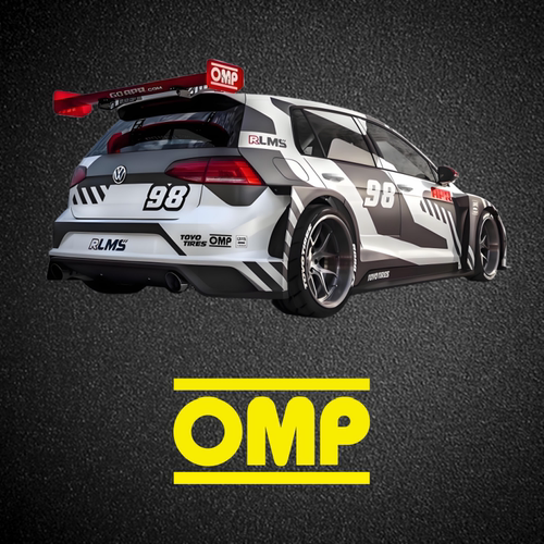 OMPRACING赛车赞助商改装贴纸