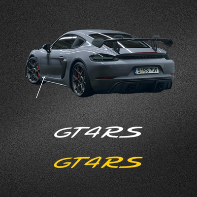GT4RS卡曼车门尾箱PET改色膜贴纸