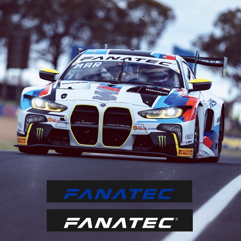 FANATEC赛车标识改装前挡遮阳贴