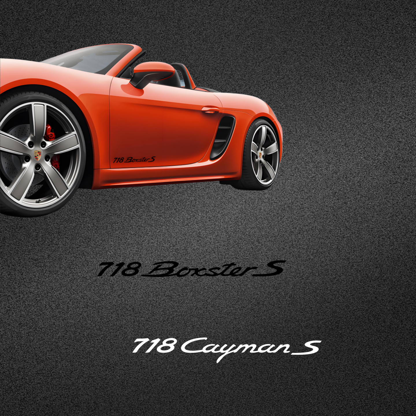 718boxsters卡曼车门PET拉花