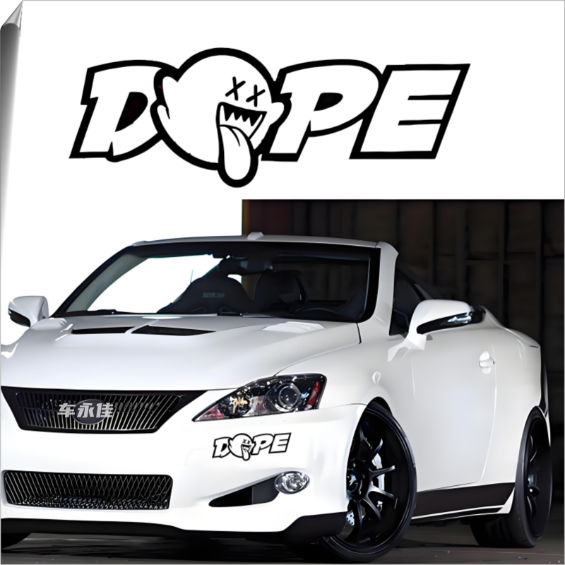 DOPE酷毙了jdm车身创意车贴拉花