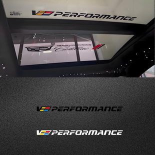 车永佳 车贴turbo前挡玻璃遮阳压头贴纸 凯迪拉克V标高性能改装