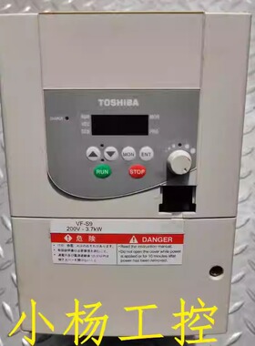 东芝变频器VF-S9 3.7kw220V VFS9-2037PM-AN(1)二手原装 质量保证