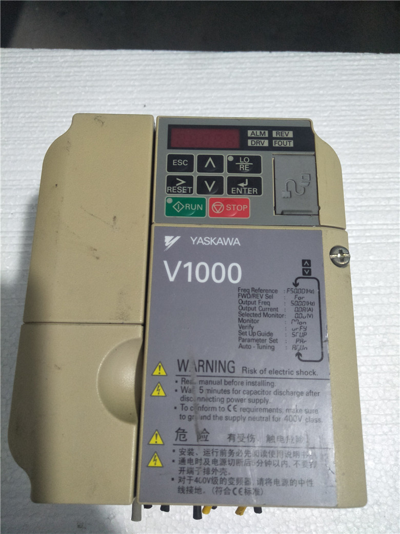 CIMR-VB4A0002BBA 拆机变频器实图拍摄测试包好带质保0.75/0.4kw