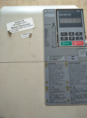 二手成色好安川A1000系列CIMR-AB4A0044FAA,18.5KW/22KW380V