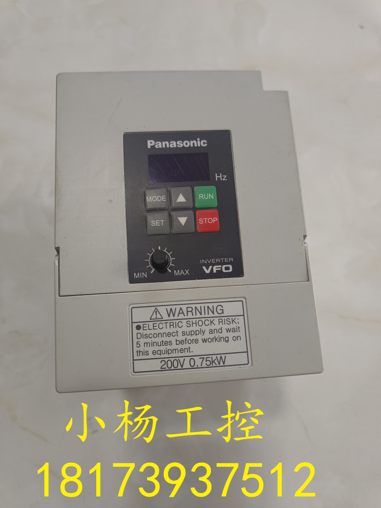 松下变频器 BFV00072DK BFV00072GK 0.75KW220V二手原装 功能包好
