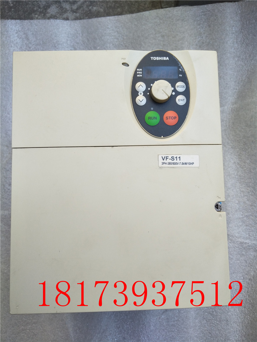 东芝变频器VFS11-4075PL-WN(2) 7.5KW 380V测试包好 质量保证
