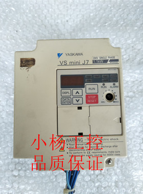 安川变频器 CIMR-J7ACB0P7 220V-0.75KW拆机包好 质量保证