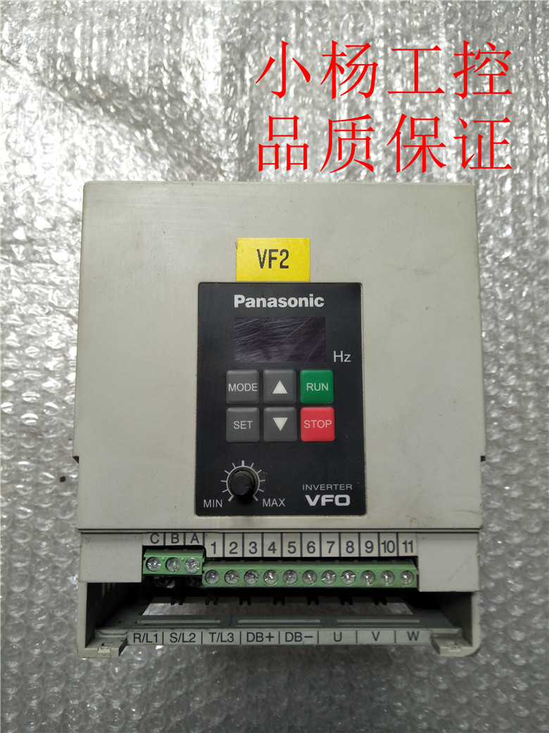 二手拆机松下变频器BFV00074 0.75KW 380V包好-封面