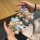 阳光可爱毛绒汽车钥匙扣包包挂件情侣款 一对玩偶雪莉玫公仔挂饰