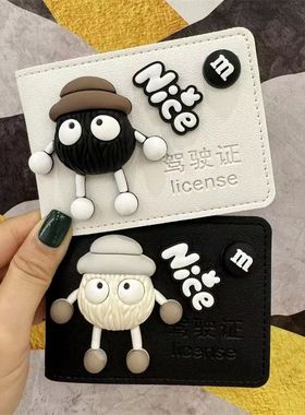 驾驶证皮套情侣可爱卡通女网红驾照本保护套个性创意机动车行驶证