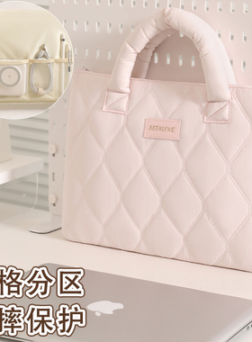 笔记本电脑内胆包手提防刮防摔保护套鼠标键盘适用苹果macbook13寸联想air华为matebook14寸戴尔小米14寸