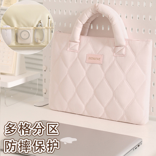 笔记本电脑内胆包手提防刮防摔保护套鼠标键盘适用苹果macbook13寸联想air华为matebook14寸戴尔小米14寸