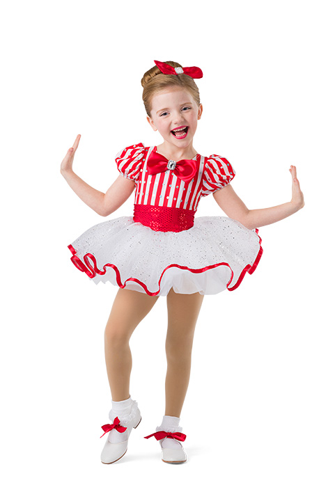 芮其儿女可爱现代条纹亮片