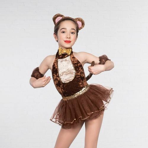 儿童芭蕾舞公主小猴子演出服