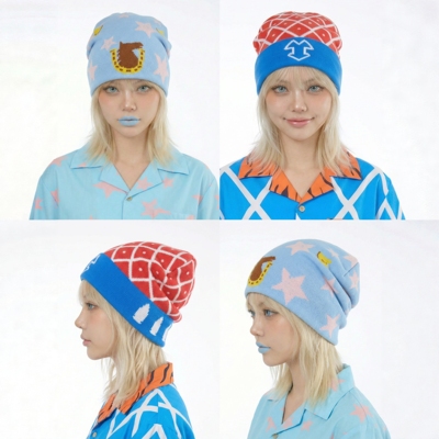 JOJO的奇妙冒险男女同款冷帽子针织帽乔尼乔斯达SBR米斯达周边