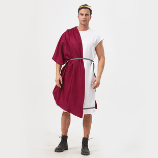 中世纪cos古罗马希腊国王传教士服装万圣节角色扮演服舞台演出服