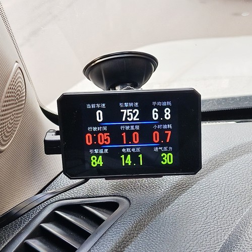 故障码行车电脑油耗OBD水温仪表