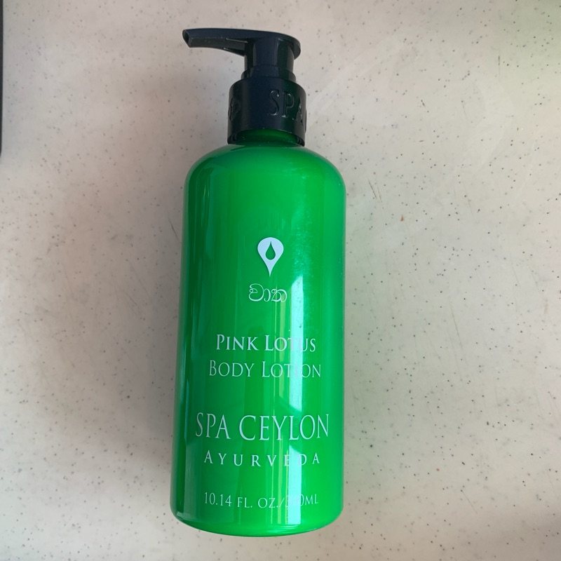 斯里兰卡代购 spa ceylon 红莲 身体乳 300ml