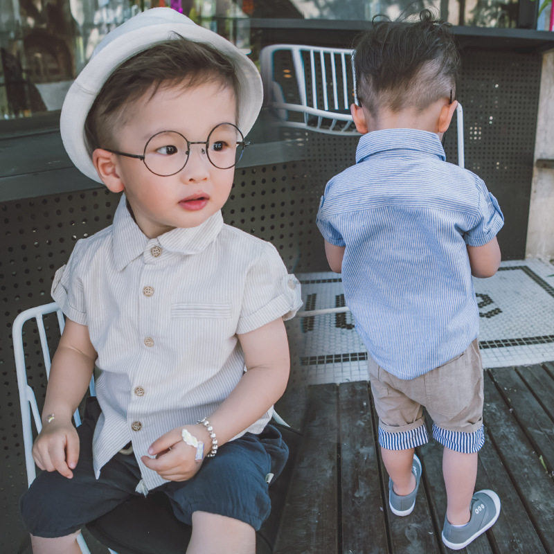 Chemise garcon à manche longue - Ref 2073251 Image 1