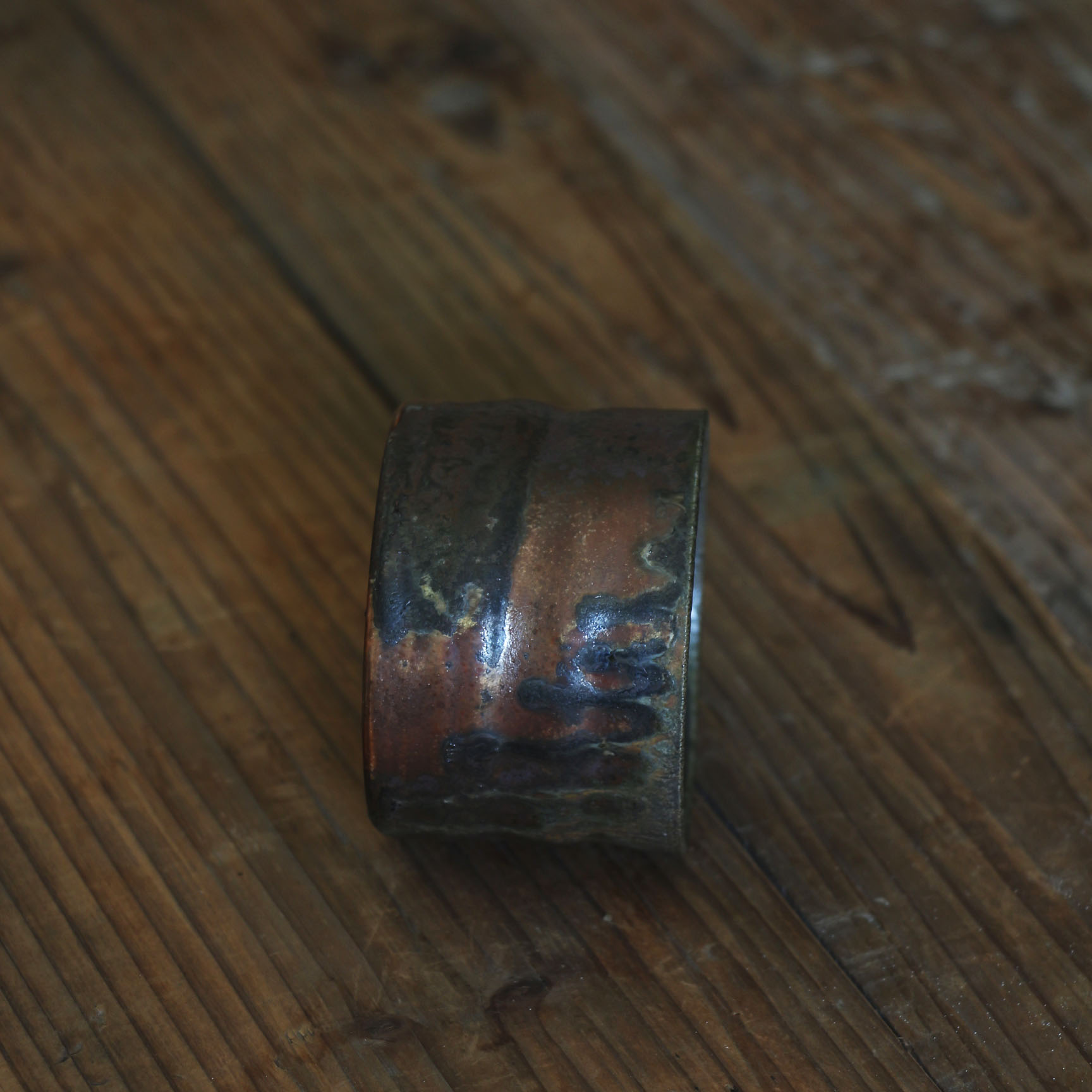 无声无印柴烧纯裸烧马克杯