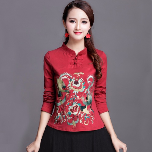 中国风女装T恤民族风上