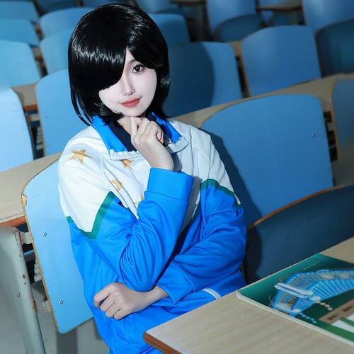 茶啊二中COS服同款校服套装高中初中小学生运动王强沈思琪动漫展