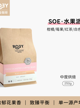 ROEY 水果派对耶加雪菲日晒SOE单一产地意式咖啡豆埃塞咖啡豆