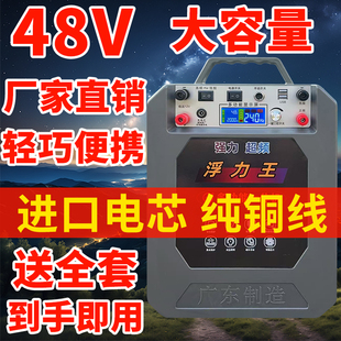 户外整套 2025最新 款 48V锂电池一体多功能大容量大功率升压套装