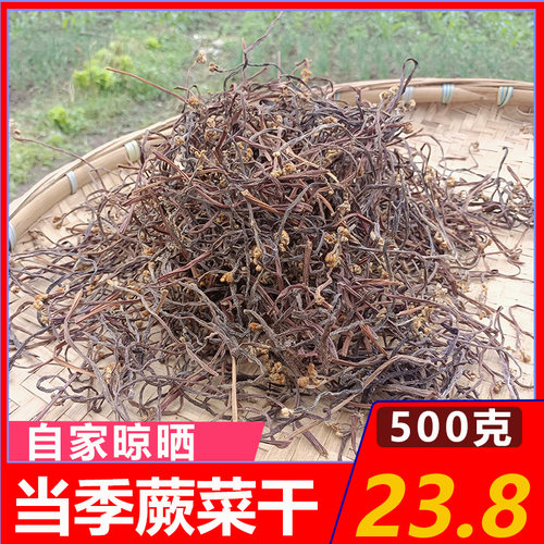 贵州蕨菜新鲜蕨苔撅菜野生山野菜