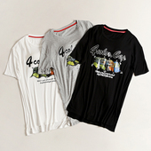 T恤半袖 短袖 家居服休闲上衣 大码 莫代尔女夏带胸垫睡衣宽松加长款