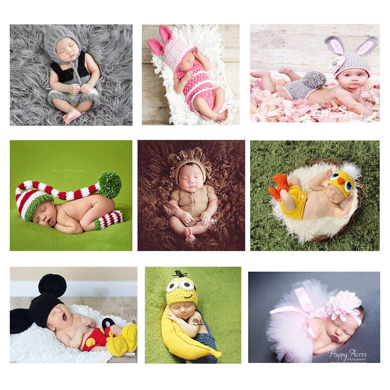宝宝满月照服装 婴儿百日照百天照 新生儿写真艺术照小黄人出租