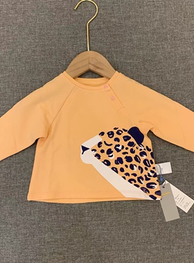 WE25蒙蒙M米折扣婴童长袖春秋棉T恤品牌童装专柜撤柜正品66 73 80