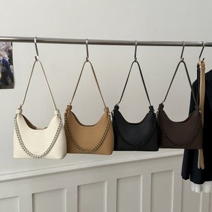 韩版复古链条百搭单肩包女2026新款包括气质休闲高级感斜挎包潮