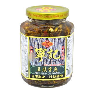 包邮台湾进口特产宁记豆豉香鱼390g 丁香鱼小鱼 配酒下饭即食