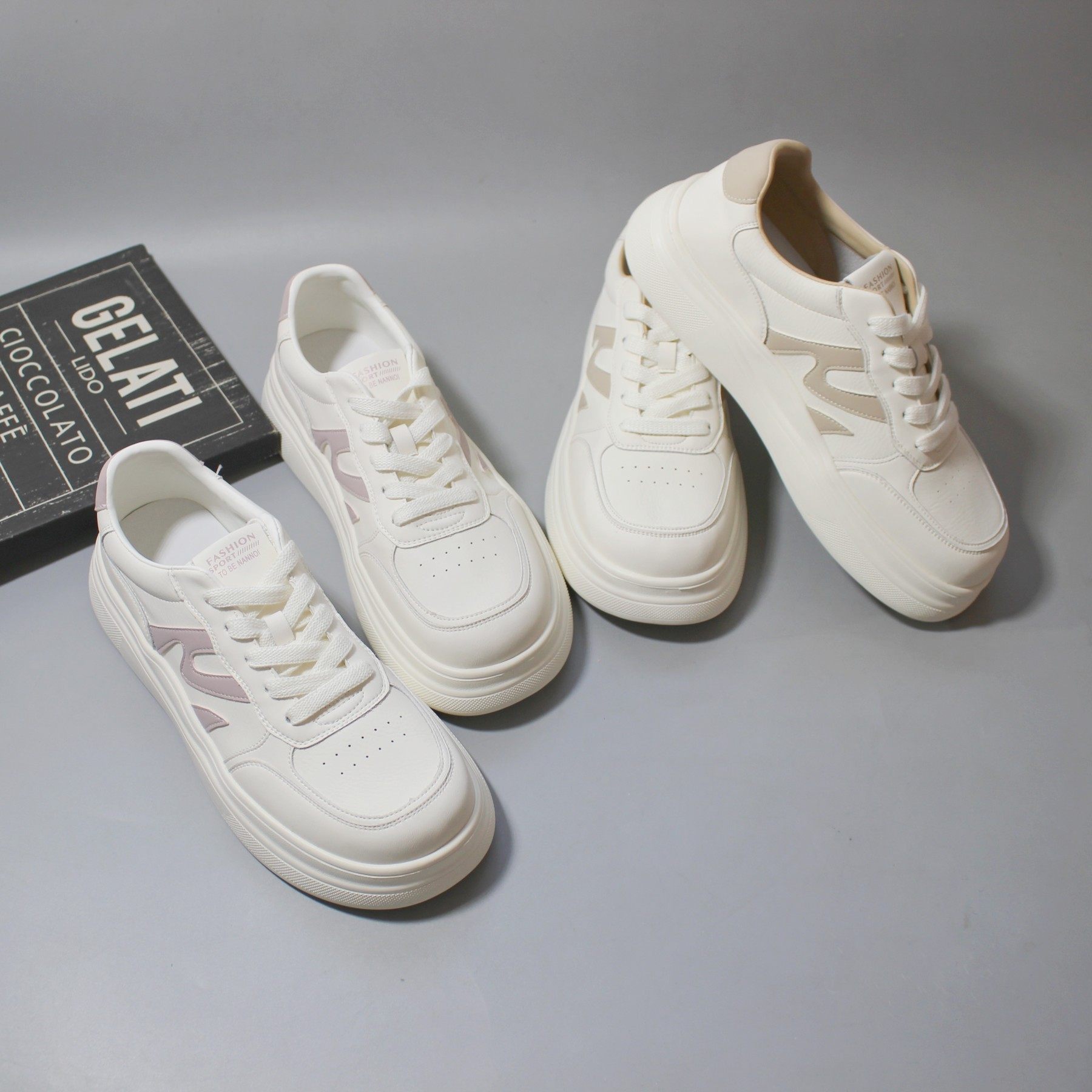 春季新款大码女鞋40-41小白鞋42-43舒适百搭运动休闲,女鞋,时尚休闲鞋,淘宝优惠券,粉丝福利购,淘宝优惠卷