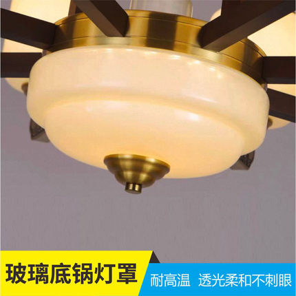 吊灯替换灯罩外壳罩通用螺丝固定灯底罩奶白磨砂双层灯壳配件大全