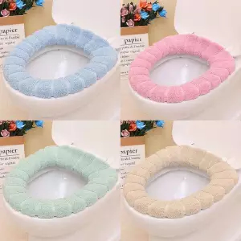 家用北欧风马桶垫冬季坐垫通用O型加厚保暖马桶套可手洗马桶垫子