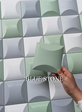 UHPC3D立体水泥砖手工砖文化砖KTV咖啡奶茶店背景墙DIDOT 125*125