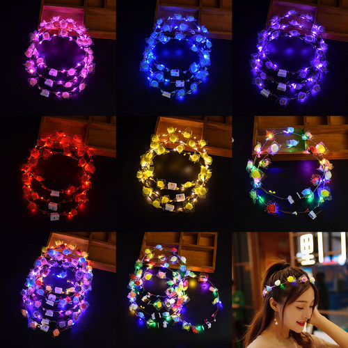十灯花环发光发箍地推小礼品