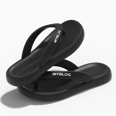 情侣踩屎感沙滩人字拖