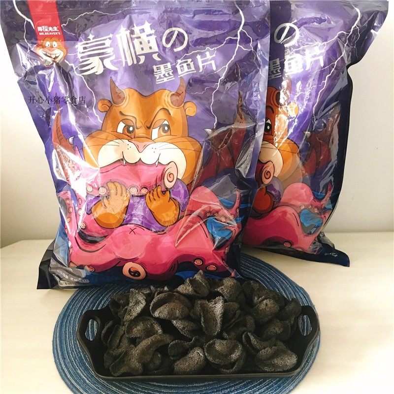 海狸先生豪横墨鱼片230克*2袋薯片脆片虾片酥脆零食小吃|msdalam kategori makanan ringan/Nuts/Specialty, sotong/ikan kering/Bersedia untuk makan makanan laut, Bahawa makanan ringan ikan-makan - dari Buy2taobao.com untuk memberikan perkhidmatan ejen Taobao profesional membeli