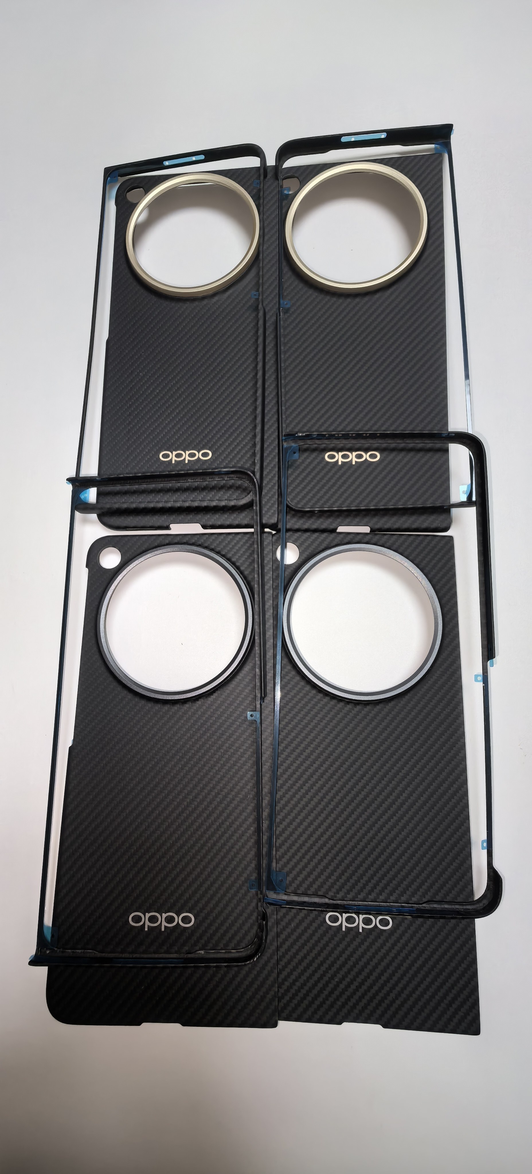 适用oppofindn6凯夫拉纤维手机壳配保护套防摔厂findn6后壳硬壳oppo find n 6原装芳纶纤维 前框 碳纤维 原装