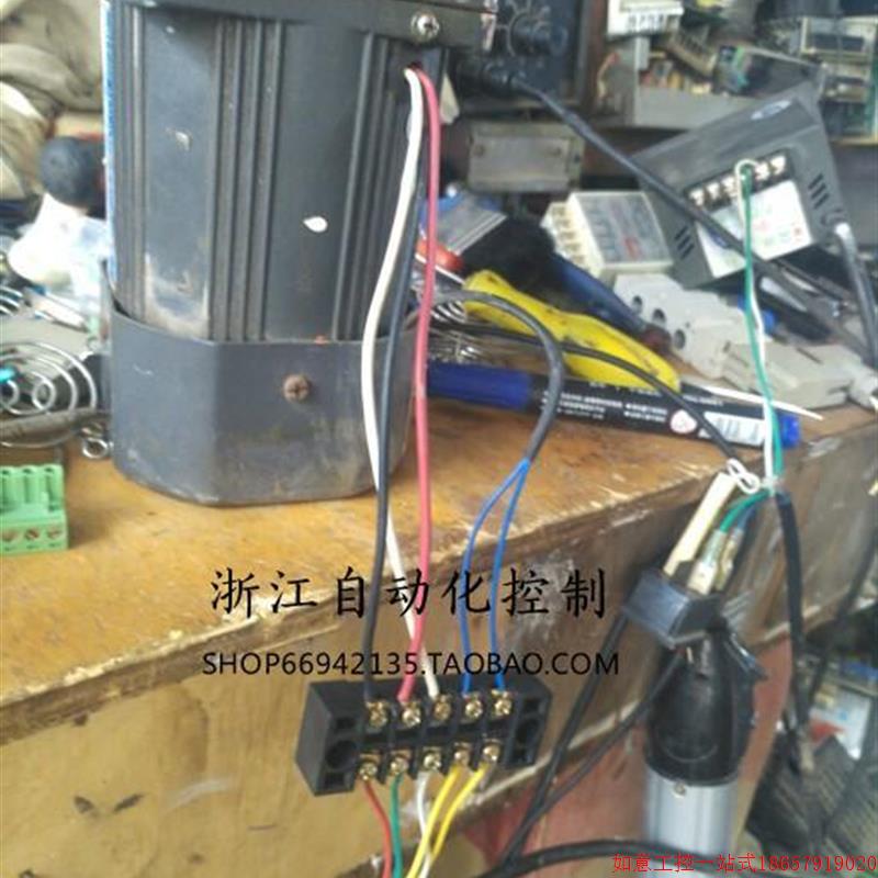 拍前询价:二手 60W减速电机微特微 VTV速比30。一分钟1-45转